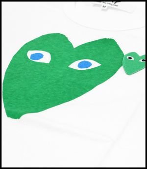Cover image : Size【S】コムデギャルソン 09AW特大ハートロゴT 白緑青【白緑青】【新品】