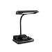 Catalina Lighting 09015108130 Deluxe organizer fluorescent desk lamp, gooseneck, 26-1/2 high, black