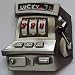 Lucky 7 Slot Machine Belt Buckle (New)
