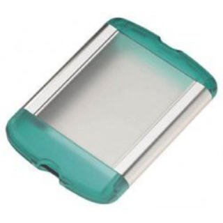 UMBRA Blue TEAL Bungee Cord WALLET credit business card CASE holder Aluminum NEW Large Size
