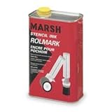 Rolmark Marsh 20926 Stencil Ink YELLOW - Quart