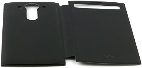 LG V10 Quick View Battery Door Rear Cover Replacement with NFC &amp; QI Charging (Black)