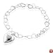 Sterling Silver Heart Charm Bracelet