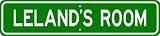 LELAND ROOM SIGN - Personalized Gift Boy or Girl, Aluminum