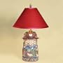 Jim Shore Heartwood Creek LARGE Nativity Angel Lamp with Lampshade