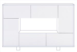 Argington Eiffel Case Doors - White