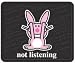 Plasticolor 000953R01 14" Happy Bunny "Not Listening" Utility Mat