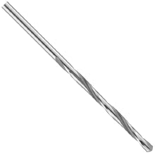 Precision Twist D444 Carbide Tipped Jobber Drill Bit, Uncoated (Bright) Finish, Round Shank, Spiral Flute, 118 Degree Point Angle