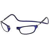 CliC Adjustable Front Connect Reader, 2.00 Strength, Blue Frame