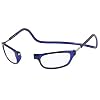 CliC Adjustable Front Connect Reader, 2.50 Strength, Blue Frame