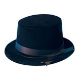 Kitchen & Housewares : Black Flock Top Hat