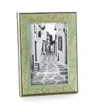5X7 PISTACHIO GRAIN LEAF FRAME - 5X7 PISTACHIO GRAIN GOLD LEAF PHOTO FRAME