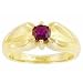 14K Yellow Gold Man's Ruby Ring 14K Yellow Gold Man's Ruby Ring