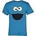 Sesame Street Blue Adult Cookie Monster Men's T-shirt