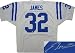 Edgerrin James Autographed/Hand Signed Indianapolis Colts White Puma Jersey