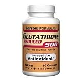 Jarrow Reduced Glutathione 500 mg, 60 caps( Four Pack)