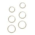 Polished Hoop Earring Set (3-pr.)