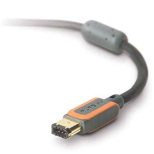 Belkin AV22000-06 PureAV FireWire 6-Pin to 6-Pin Cable (6-Feet)