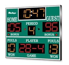 MCSBI86M Bask/VB/Wrestling Scoreboard(ask for shipping), Permanent, Electronic, Scoreboards