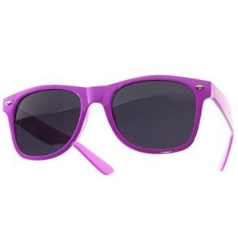 Click here to buy Vintage Wayfarer Dark Lens Clear Lens Style Sunglasses - 50+ Colors & Styles by BeltmastersDirect.