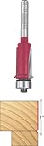 Freud 48-102 5/8-Inch Flush Trim and V Groove Router Bit with 1/4-Inch Shank