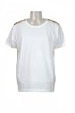 Burberry - Burberry London White Tee w/Tan House Stripes on Shoulders