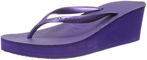 Havaianas Women's High Fashion Flip Flop, Dark Purple, 39 BR/9/10 M US