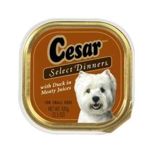 Cesar Select Dinners with Duck in Meaty Juices