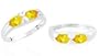 Oval Cut Citrine Ring Sterling Silver