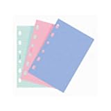 Filofax Refill Pocket 30 Sheets Ruled Fashion Colours