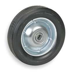 Industrial Grade 1NXA8 Wheel, Semi-Pneumatic, 8 In, 150 Lb Cap