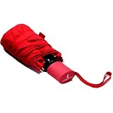 London Fog Women's Ultra Light Flat Mini Automatic Open & Close Umbrella