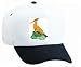 White Cap with yellow, beak, bird, animal, hoopoe, colorful