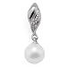 Akoya Pearl Pendant with Diamond in 14K White Gold