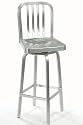 Sandra Bar Stool Swivel / metal Brushed Aluminm