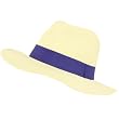 Light Vent Beach Sun Visor Fedora Trilby Hat Natural