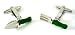Green Garden Tools Cufflinks: Hoe Trowel & Fork Shovel Cufflinks