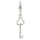 Les Poulettes Jewels - Charms Bracelet Lucky Key Sterling Silver - with Lobster Clasp