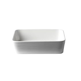 Gordon Ramsay by Royal Doulton White Porcelain 2-1/2-Quart Square Roaster
