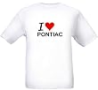 I LOVE PONTIAC - City-series - White T-shirt