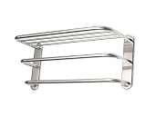 3 Tier Towel Shelf Satin Nickel 24
