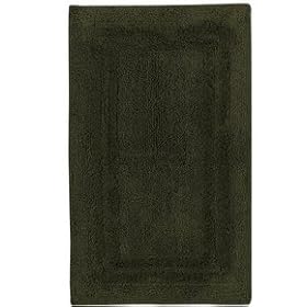  Thomas Obrien Vintage Modern Picnic Green Cotton Bath Rug 23x38