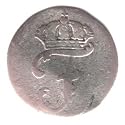 1781 Germany (German State of Mecklenburg-Schwerin) Shilling Coin KM#204 - 37.5% Silver