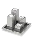 Produkt-Bild: Blomus Teelichtset eckig mit Tablett 5 tlg.