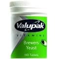 Valupak brewers yeast tablets 300mg 180 pack