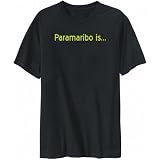 T-Shirt Mens Black  Paramaribo IS  Cities