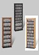 Oak Finished Slim Barrister Media Storage Tower By Prepac Furniture