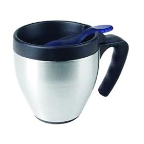 Click here to buy Avantro LCM30 S Brushed Stainless Leakproof Vacuum Desk Mug 10-oz. by Avantro.
