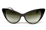Vintage Retro 80s Cat Eye Fashion Sunglasses Womens Black E19