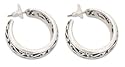 'Pre-Hispanic Frieze,' earrings 0.5" W x 1.3" L